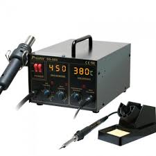 Precision integrated soldering station with auto sleep function, easy to change soldering iron tip at high temperature. Hot Air Gun Smd Rework Station 50 To 600 Deg C 30 W Rs 3200 Piece Id 3996008912