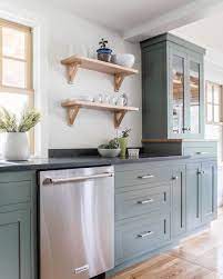 A soothing hue, it works in bedrooms, nurseries, and bathrooms, too. Searching For The Perfect Cabinet Color For My Laundry Room And I Think I May Have Found It This Ki Cabinet Colors Modern Kitchen Design Shaker Style Kitchens