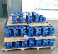 DN65 Pn16 Cast Steel Swing Rubber Flapper Flange Check Valve ...