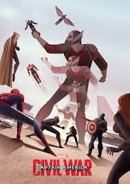As we can gather from the title, captain america: Captain America Civil War Illustration Posterspy
