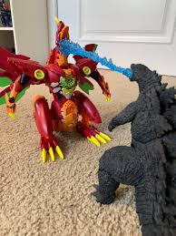He serves as a battle partner, a guardian, and a source of wisdom. Godzilla V S Dragonoid Maximus Bakugan