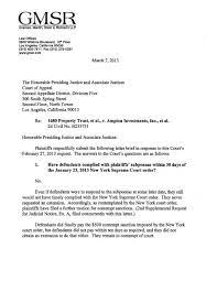 Contempt of court, often referred to simply as contempt, is the offense of being disobedient to or disrespectful toward a court of law and its officers in the form of behavior that opposes or defies the authority, justice and dignity of the court. Stoltenberg V Ampton Investments Letter Brief Greines Martin