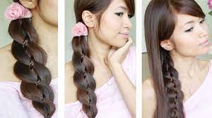 As there are much more coloring techniques nowadays, we can create many beautiful looks with our hair. Unique 4 Strand Braid Braid In Braid Hairstyles For Medium Long Hair Tutorial Youtube