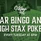Bar Bingo & High Stax Poker Tuesdays event in Pensacola, FL