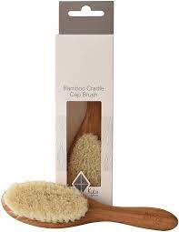 Amazon Com Kyte Baby Cradle Cap Brush Made With Natural Goat Hair Bristles And A Bamboo Brush Handle Baby