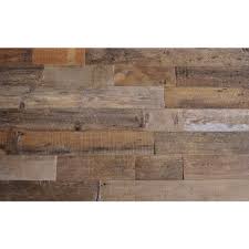 Unbranded Reclaimed Barn Wood Brown Sealed 3 8 In Thick X 5 5 In Width X Varying Length Solid Hardwood Wall Planks 20 Sq Ft 200301 The Home Depot Reclaimed Barn Wood Wood Walls Bedroom Hardwood