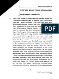 Maybe you would like to learn more about one of these? Pengenalan Kpd Kanun Tanah Negara 1965 Pdf