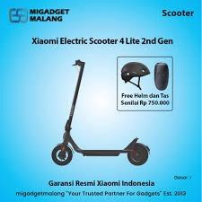 Jual Xiaomi Electric Scooter 4 Lite 2nd Gen 25km/h Skuter Listrik Lipat  Dewasa