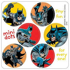 Batman Stickers 48 Dots Party Loot Reward Charts Birthday Party Supplies Ebay