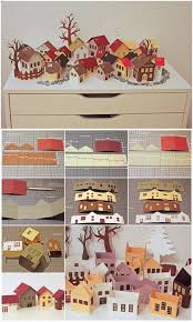 Diy My Winter City Paper Advent Calendar Calendarios De Adviento De Navidad Manualidades Navidenas Navidad Ninos