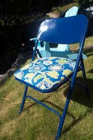 Sewinmachine Metal Foling Chair Makeover Chair Makeover Folding Chair Folding Chair Makeover