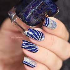Create Your Holiday Mood With Our Ideas For New Years Nails New Year S Nails Nail Designs Blue And Silver Nails