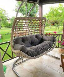 Kinderschaukeln bei der gartenhaus gmbh kaufen schaukeln sind ein tolles spielzeug für draußen, dass kindern viel freude bereitet. Capri Schaukel Cunda Doppel Rattan Garten Kaufland De