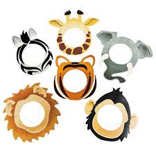 Printed Animal Face Masks Oriental Trading Animal Face Mask Animal Masks For Kids Animal Faces