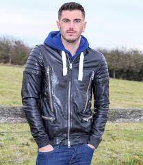 Countryside Dayout Blackhair Gayleatherboy Leather Leatherjacket Allsaints Allsaintsleather Allsain All Saints Leather Jacket Leather Jacket Puffy Coat