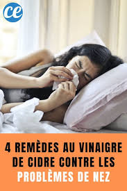 Nez Bouche Rhume Des Foins Sinusite 4 Remedes Au Vinaigre De Cidre En 2020 Remede Nez Bouche Sinusite