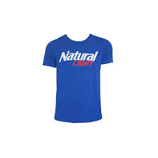 Natural Light Blue Shirt The Beer Gear Store