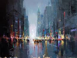 Pin By Petra Kerkstra On Art World City Painting Cityscape Art Cityscape Painting