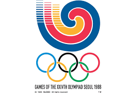 Los juegos olímpicos que sacaron el disminuido orgullo patrio de la saca de la historia estuvieron representados por un logo abstracto a más no poder. Logotipo De Los Juegos Olimpicos De Seul 1988 Logo Del Juego Juegos Olimpicos Olimpia
