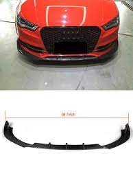 Auto Car Front Bumper Lip For Audi S3 Sedan 4 Door 2014 2015 2016 Audi Accessories Audi Car Front