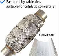Embossed Aluminum Heat Shield 20'' x 28'' High Temp Thermal ...