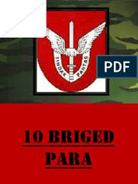 Dipakai di lengan kiri pakaian seragam, mereka mewakili bahagian atau briged yang ditugaskan oleh askar. 10 Bgd Para