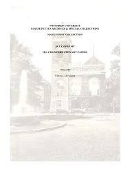 winthrop university louise pettus archives &amp; special collections