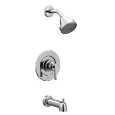Push & seal™ is a new and improved drain assembly that is easy to install and easy to use. T2903ep Moen Gibson Pressure Balance Tub And Shower Faucet With Lever Handle Reviews Wayfair