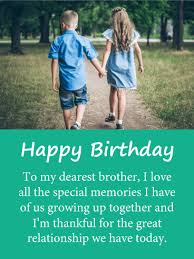 Heart Touching Birthday Wishes For Younger Brother From Elder Sister Quotes Special Memories Happy Birthday Card For Brother Birthday Greeting Cards By Davia Brother Birthday Quotes Happy Birthday Brother Quotes Birthday Cards For Brother