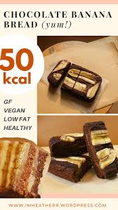 50 Calorie Vegan Chocolate Banana Bread Bites In 2020 Low Calorie Banana Bread Banana Recipes Low Calorie Chocolate