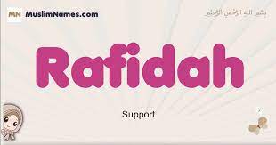Nama yang berkaitan tiada di dalam rekod. Rafidah Meaning Of The Muslim Baby Name Rafidah