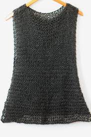 Pearls and lace tank and bolero. Easy Little Black Tank Top Knitting Pattern Mama In A Stitch