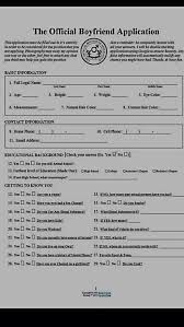 I also agree that honest answers do not result in automatic approval. For James Allen Hook Girlfriend Application Boyfriend Humor Best Friend Application