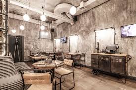 About 1% of these are coffee tables. Industrial Style Restaurant Interior Peppermill Interiors