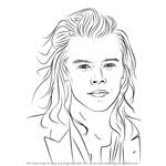 Step 3 how to draw liam payne from one direction shade his jacket and tie black, shirt white and hair reddish brown. One Direction Drawing Tutorials 4 Learn To Draw One Direction Step By Step At Drawingtutorials101 Com
