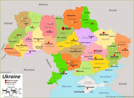 Kiev ukraine the most popular tourist places to visit the motherland monument. Ukraine Maps Maps Of Ukraine