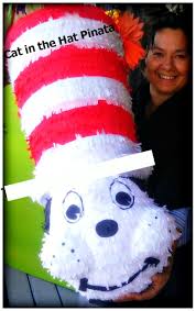Cat In The Hat Pinata By Www Thecascaronstore Net How To Make Pinata Pinata 1st Birthday