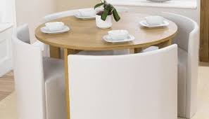 Osvaldo Dining Set With 4 Chairs The Bentley Dining Set Contains A Brilliantly Solid Table Space Saving Dining Table Small Dining Room Table Dining Room Small