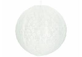 lampion wit kant 40 cm witte kant lampion decoratie