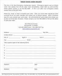 Generic order form (page 1) generic work order forms free 17+ purchase order templates in pdf these pictures of this page are about:generic order. Tenant Maintenance Request Form Template Luxury Free Sample Work Order Form 9 Examples In Wo Order Form Template Contract Template Resume Cover Letter Template
