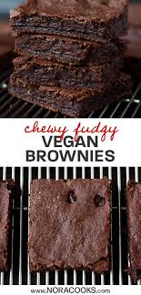 The Best Chewy Vegan Brownies Recipe These Brownies Are Incredibly Chewy Fudgy And Delicious Rem Vegan Brownies Recipe Brownie Recipes Vegan Dessert Recipes