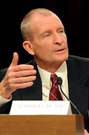 Admiral Dennis Blair L Chats Democratic Editorial Stock Photo