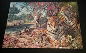 Tiger Sanctuary Jigsaw Puzzles Painting Art