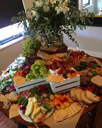 Round Table Grazing Appetizers Table Food Display Table Appetizer Table Display
