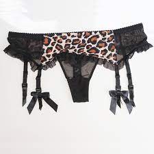 Foxy lingerie offers this style in plus sizes as well. Sexy Garters Thong Ruffle Bow Leopard Print Garter Belt For Stockings For Women Metal Clip Suspender Belt For Stockings Ga1108 Garter Belt Belt For Stockingsgarter Thong Aliexpress