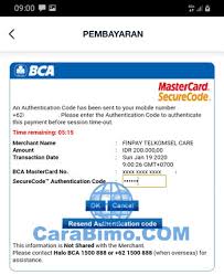 Cara Beli Pulsa Pakai Kartu Kredit Bca Di Mytelkomsel