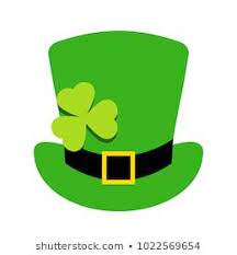 Leprechaun Hat With Shamrock Leaf Vector Icon On White Background Leprechaun Stock Photos St Patrick S Day Crafts