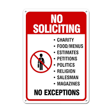 Check spelling or type a new query. 2020 No Soliciting Door Sign No Soliciting Metal Sign For House Weather Fade Resistant Indoor Outdoor Use Shopee Singapore