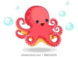 Pin By Kaiksha Ansari On Classroom Decor Red Octopus Cartoon Octopus