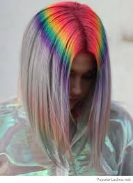 Rainbow In My Hair Hair Styles Artistic Hair Cool Hairstyles